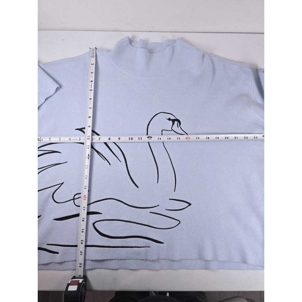 Maeve Carys Mock-Neck Swan Sweater. Size M. Retails $98 - Picture 8 of 12